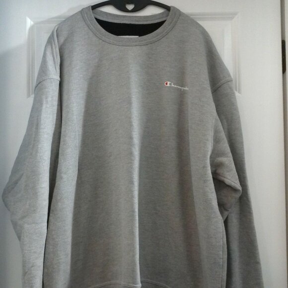 CHAMPION Men's 2XL Gray Sweatshirt - Picture 1 of 2